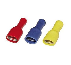 Terminal hembra totalmente aislada 6,8 mm azul Mec