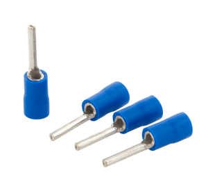Terminal aislado pin macho 2 mm azul Mec