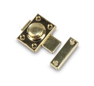 Picaporte de giro 36 mm bronceado con tornillos Lioi