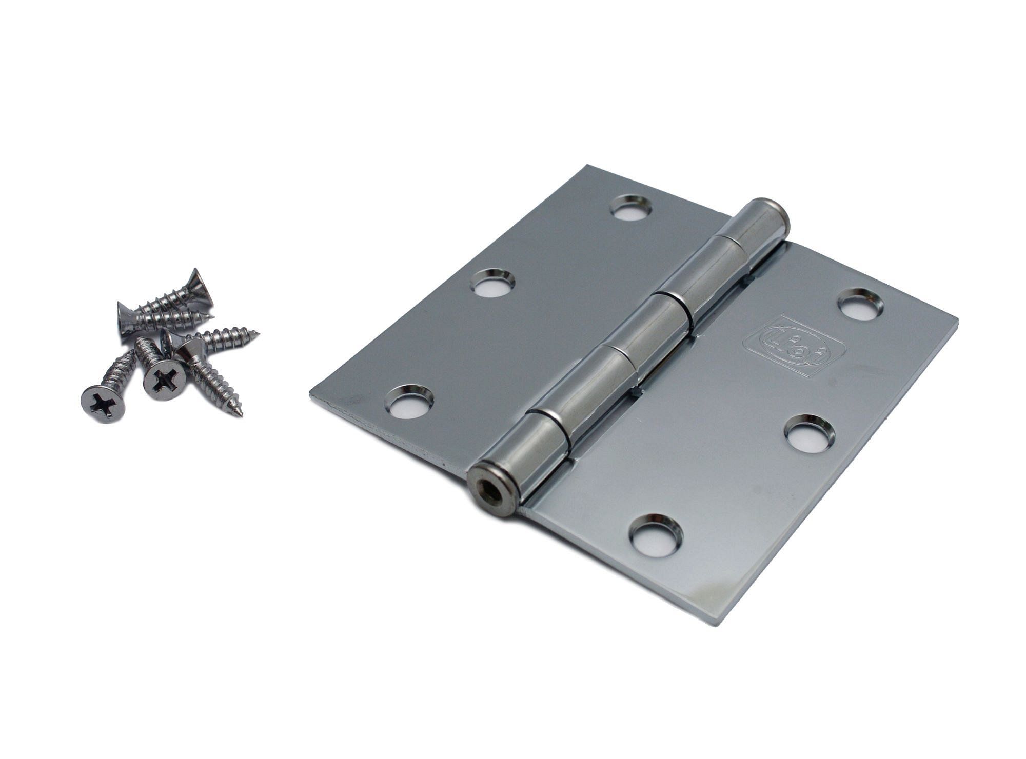 Bisagra 31/2 x 31/2'' L88 tornillos cromo Lioi