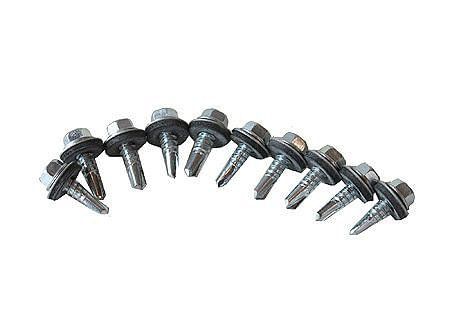 Autoperforante hexagonal #12 con golilla. 3/4''. Vhe