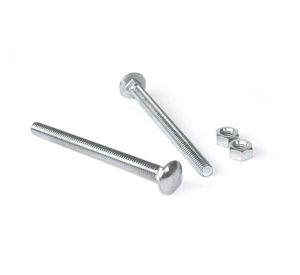 Perno coche con tuerca 5/16x4 zincado brillante 4 unid. Easy Fix