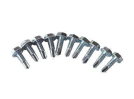 Autoperforante hexagonal #10 sin golilla. 5/8''. Vhe