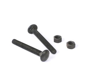 Perno coche con tuerca 3/8x3 pavonado 2 unid. Easy Fix