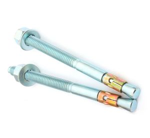 Perno anclaje con golilla 5/16x4 1/4'' zincado 4 unidades