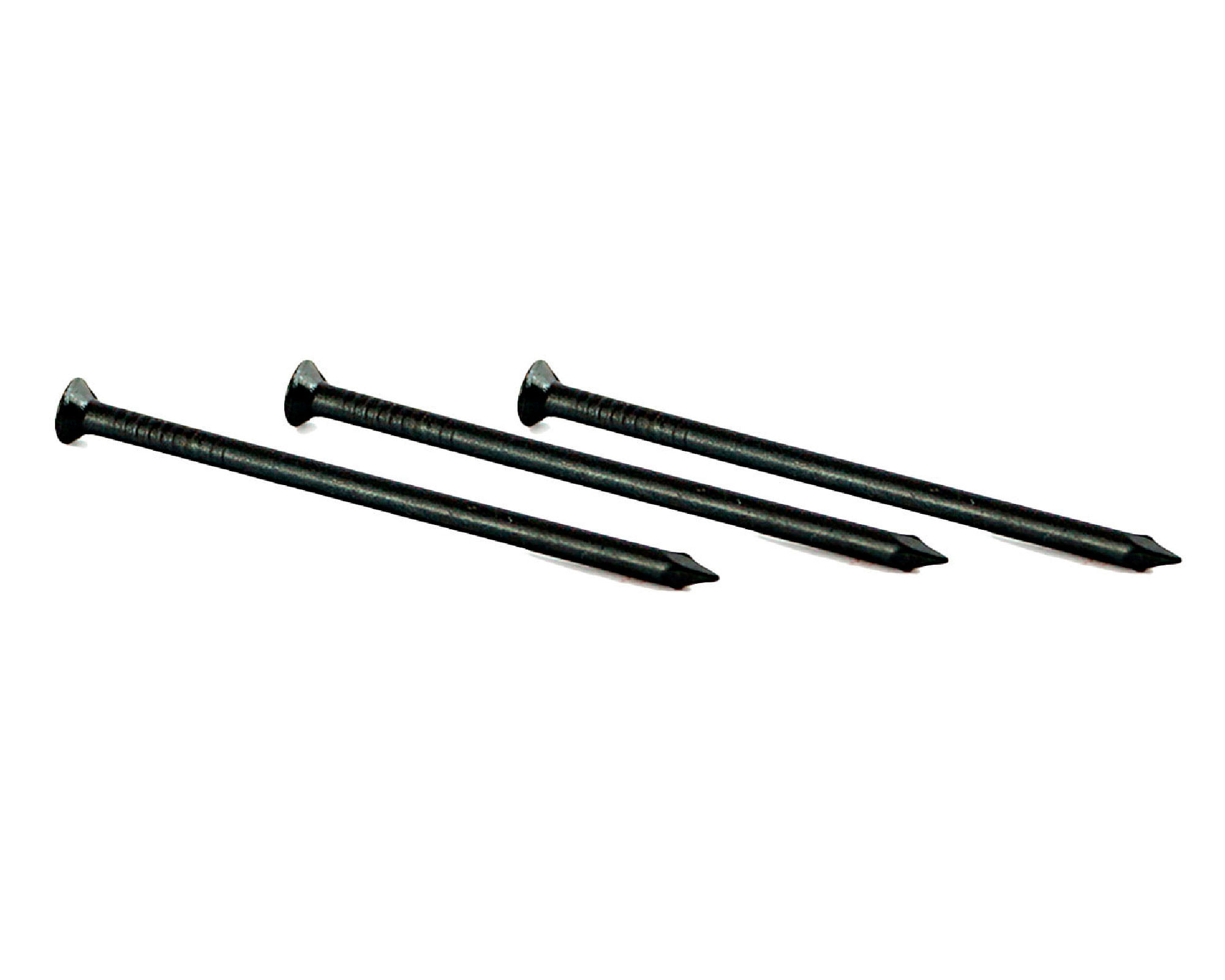 Clavo acero liso 3.0x63 10 unidades. pavonado. Easy Fix
