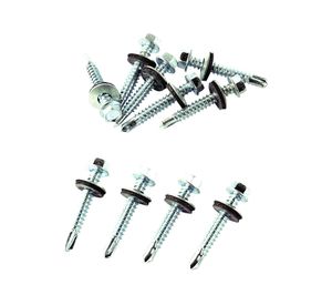 Autoperforante hexagonal con golilla 12 mm x 1 1/2'' 10 unidades Easy Fix