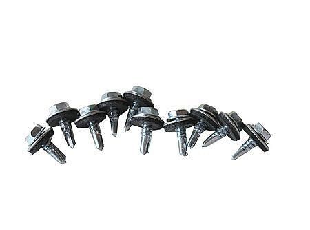 Autoperforante hexagonal #10 con golilla. 5/8''. Vhe