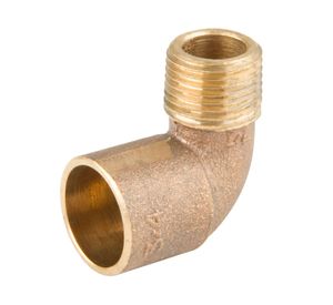 Codo bronce so he  3/4 x 1/2 Nibsa