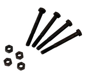 Perno hexagonal g2 con tuerca pv. 1/4'' x 2 1/2''. Easy Fix