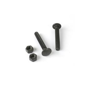 Perno coche con tuerca 3/8x2 1/2 pavonado 2 unid. Easy Fix