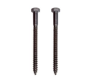 Tirafondo 3/8x4 1/2’’ cabeza hexagonal negro. Vhe