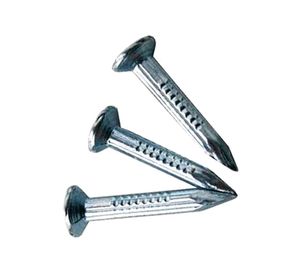 Clavo acero temp. estriado 2.7x30 10 unidades. aluminio. Easy Fix