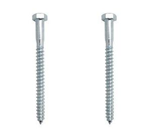 Tirafondo 3/8x4 1/2’’ cabeza hexagonal gris. Easy Fix