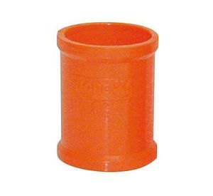Copla pvc 40 mm conduit naranjo Hoffens