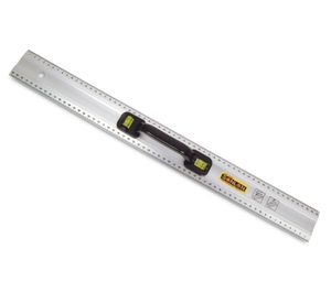 Regla metálica con nivel 2 aguas 60cm S@nlon