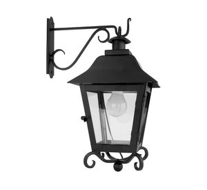 Farol pared 1L E27 Georgean negro Euro