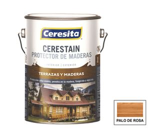 Protector de madera 1 galón cerestain palo rosa mate ceresita