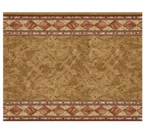 Alfombra de pasillo Madras nylon beige 1 ml