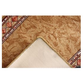 Alfombra de pasillo Madras nylon beige 1 ml