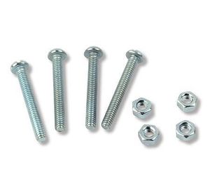 Perno cocina ranura combinada con tuerca zb. 1/4'' x 2''. Easy Fix