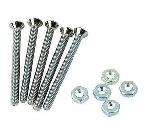 Perno cocina cabeza plana con tuerca zb. 1/8'' x 1 1/2''. Easy Fix