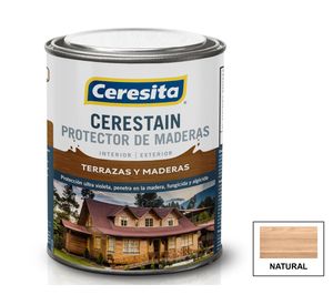 Protector de madera 1/4 galón cerestain natural mate ceresita