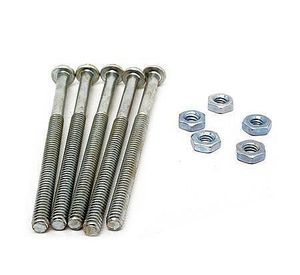 Perno cocina ranura combinada con tuerca zb. 3/16'' x 3''. Easy Fix