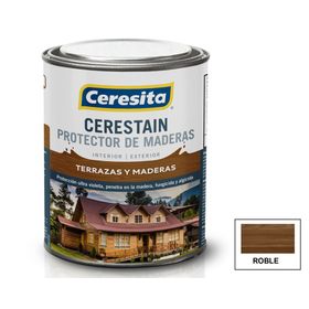 Protector de madera 1/4 galón cerestain roble mate ceresita