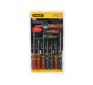 Juego de destornilladores 10 piezas 69-172 Stanley