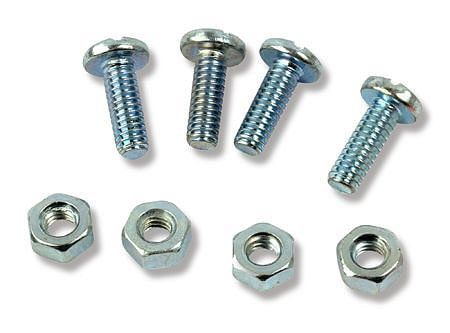 Perno cocina ranura combinada con tuerca zb 1/4'' x 3/4''