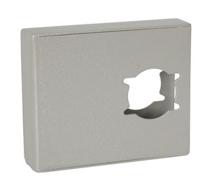 Caja metálica para soldar cerradura sobreponer gris Poli