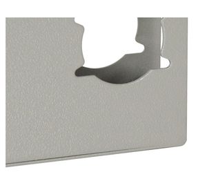 Caja metálica para soldar cerradura sobreponer gris Poli