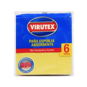 Paño esponja spongi 6 unidades virutex