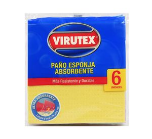 Paño esponja spongi 6 unidades virutex