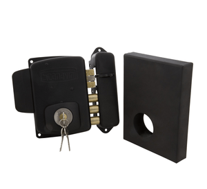 Cerradura sobreponer eléctrica 2150 negro Scanavini