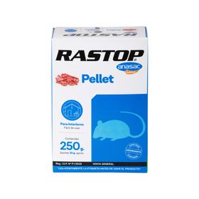 Raticida pellet Rastop ultima generación 250g Anasac