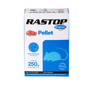 Raticida pellet Rastop ultima generación 250g Anasac