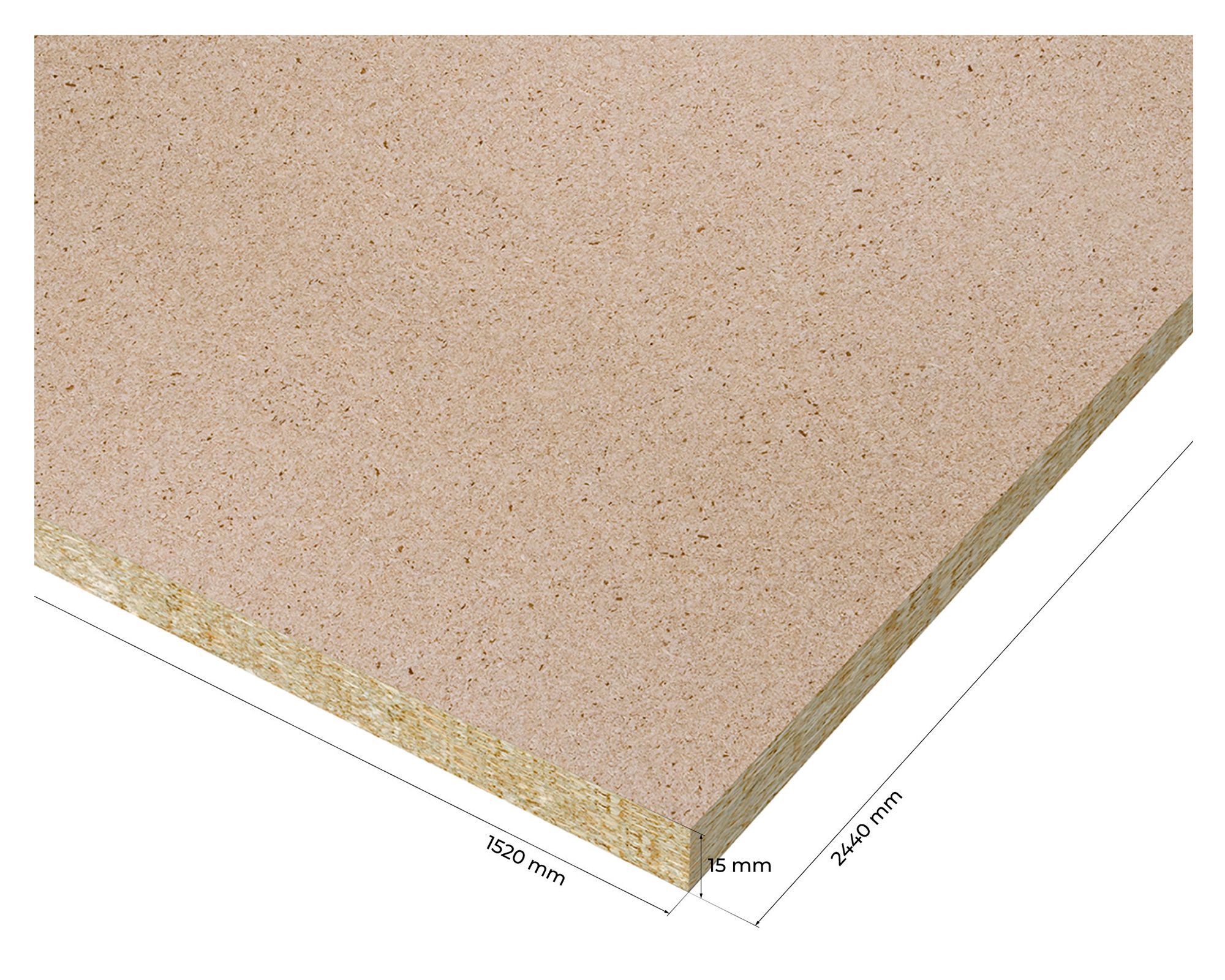 Tablero Aglomerado 15x1520x2440mm