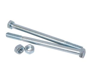 Perno hexagonal G2 5/16x41/2 z con tuerca bolsa 4 unidades Imporper.