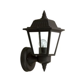 Farol pared 1L E27 negro Abitare