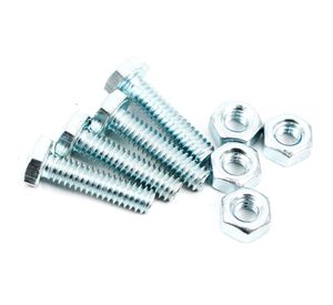 Perno hexagonal G2 nc 1/4x1 z con tuerca b4 Imporper