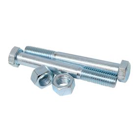 Perno hexagonal G2 1/2x4 zinc con tuerca bolsa 2 unidades Imporper