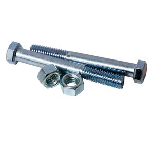 Perno hexagonal g2 3/8x3 zinc con tuerca bolsa 2 unidades Imporper