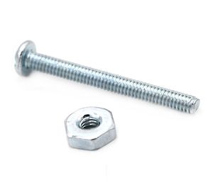 Perno ranura combinada 1/8x1 1/4'' zincado 5 unidades Imporper