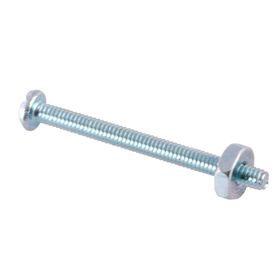 Perno ranura combinado con tuerca 1/8''x1 1/2'' acero galvanizado Imporper