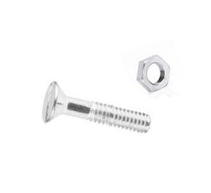 Perno cabeza plana 5/32x3/4 con tuerca b5 Imporper.