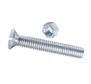 Perno ranura combinada 1/4x2 con tuerca b4 Imporper