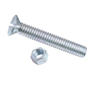 Perno ranura combinada 1/4x1/2 con tuerca b4 Imporper