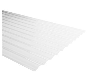 Premium 0,7x810x3660 mm policarbonato transparente ondulado Femoglas